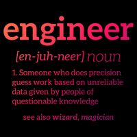 Engineer Definition Funny Civil Engineering Major Electrical Gift Cooling Performance Crew T-Shirt