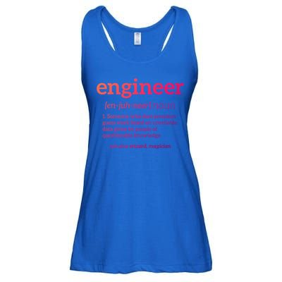 Engineer Definition Funny Civil Engineering Major Electrical Gift Ladies Essential Flowy Tank