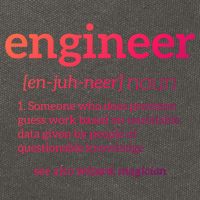 Engineer Definition Funny Civil Engineering Major Electrical Gift Cotton Canvas Backpack