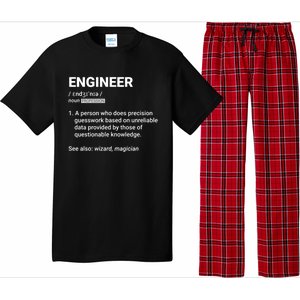 Engineer Definition Funny Gift Geeky Engineering Funny Gift Pajama Set