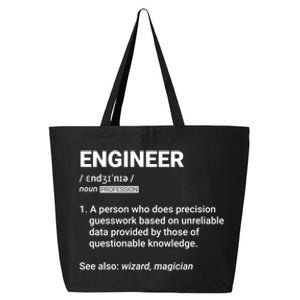 Engineer Definition Funny Gift Geeky Engineering Funny Gift 25L Jumbo Tote