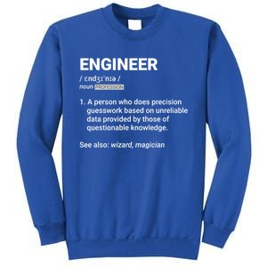 Engineer Definition Funny Gift Geeky Engineering Funny Gift Sweatshirt