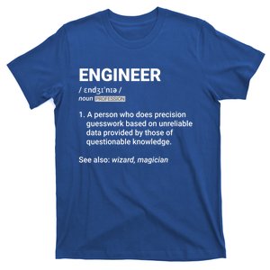 Engineer Definition Funny Gift Geeky Engineering Funny Gift T-Shirt