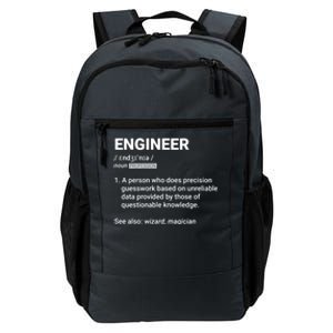 Engineer Definition Funny Gift Geeky Engineering Funny Gift Daily Commute Backpack