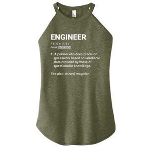 Engineer Definition Funny Gift Geeky Engineering Funny Gift Women's Perfect Tri Rocker Tank