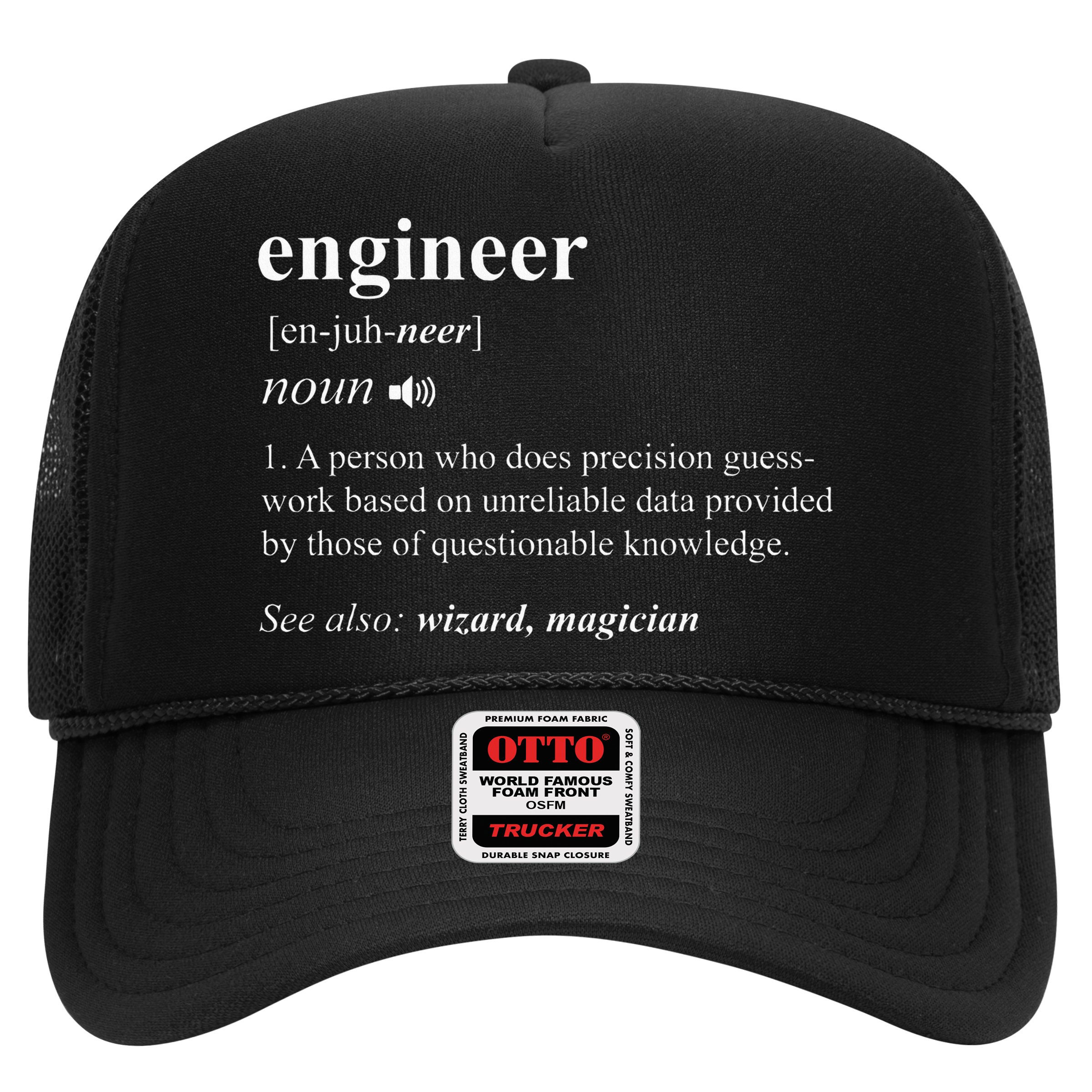 Engineer Definition Funny Engineering Mechanical Civil Hat