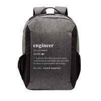 Engineer Definition Funny Engineering Mechanical Civil Vector Backpack