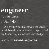 Engineer Definition Funny Engineering Mechanical Civil Vector Backpack