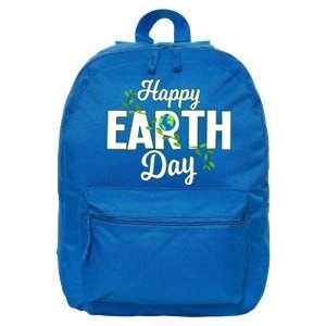 Earth Day Gift Happy Earth Day Be Kind To Our Home Gift Fun Design Funny Gift 16 in Basic Backpack