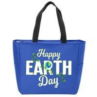 Earth Day Gift Happy Earth Day Be Kind To Our Home Gift Fun Design Funny Gift Zip Tote Bag