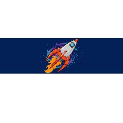 Exploring Distant Galaxies In A Spaceship Bumper Sticker