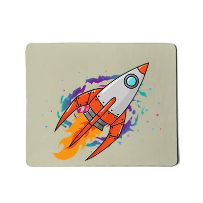 Exploring Distant Galaxies In A Spaceship Mousepad