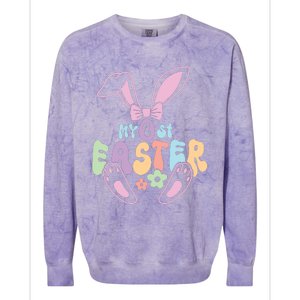 Easter Day Gift My 1st Easter Colorblast Crewneck Sweatshirt