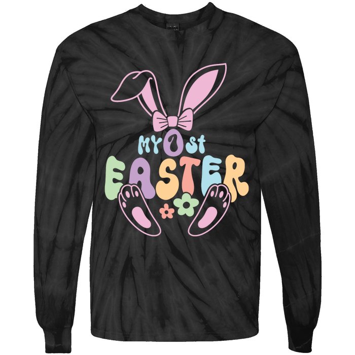 Easter Day Gift My 1st Easter Tie-Dye Long Sleeve Shirt