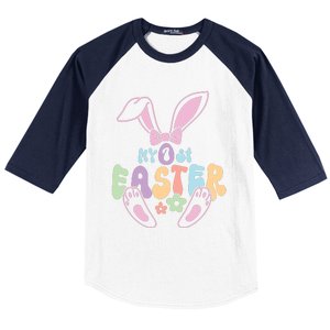 Easter Day Gift My 1st Easter Baseball Sleeve Shirt