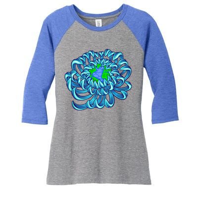 Earth Day Gift 53rd Anniversary Happy Earth Day Tee Rose Gift Women's Tri-Blend 3/4-Sleeve Raglan Shirt