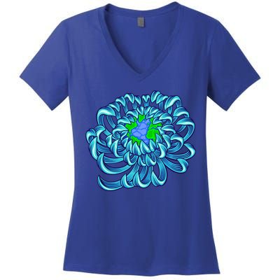 Earth Day Gift 53rd Anniversary Happy Earth Day Tee Rose Gift Women's V-Neck T-Shirt