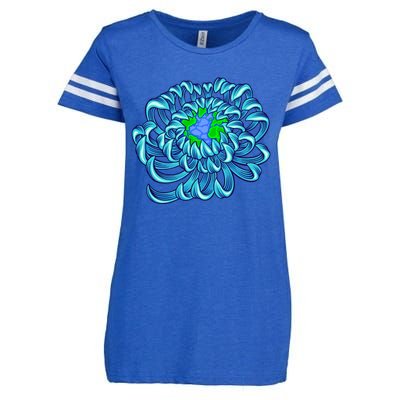 Earth Day Gift 53rd Anniversary Happy Earth Day Tee Rose Gift Enza Ladies Jersey Football T-Shirt