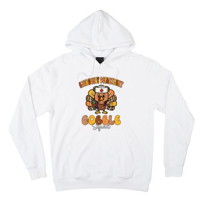 Emergency Department Gobble Squad Thanksgiving Er Nurse Fall Hoodie