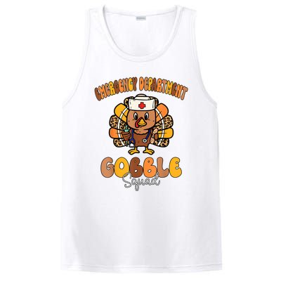 Emergency Department Gobble Squad Thanksgiving Er Nurse Fall PosiCharge Competitor Tank