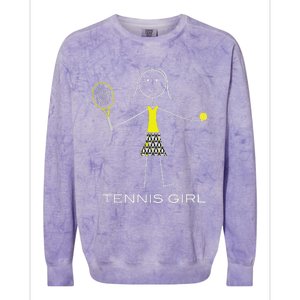 Ennis Design Girl Ennis Player Colorblast Crewneck Sweatshirt