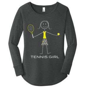 Ennis Design Girl Ennis Player Women's Perfect Tri Tunic Long Sleeve Shirt