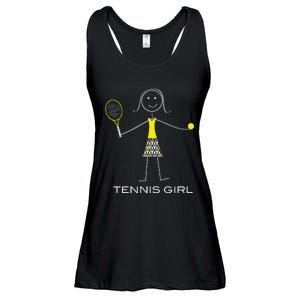 Ennis Design Girl Ennis Player Ladies Essential Flowy Tank