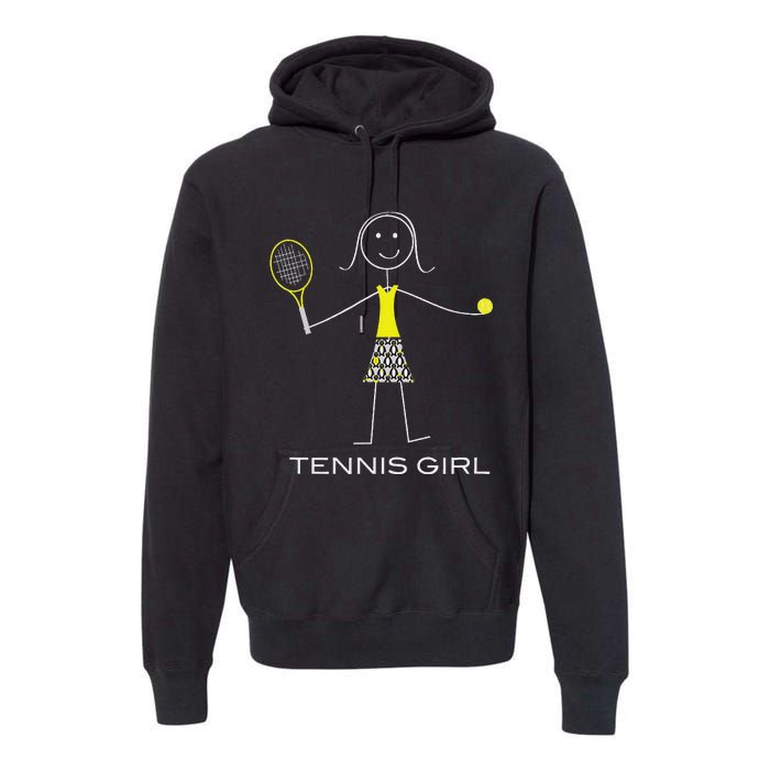 Ennis Design Girl Ennis Player Premium Hoodie