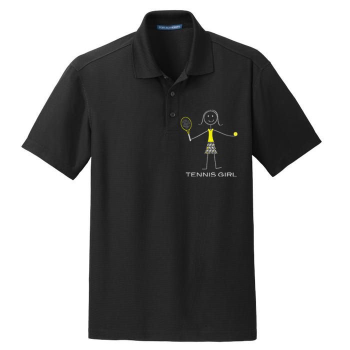 Ennis Design Girl Ennis Player Dry Zone Grid Polo