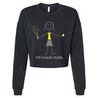 Ennis Design Girl Ennis Player Cropped Pullover Crew