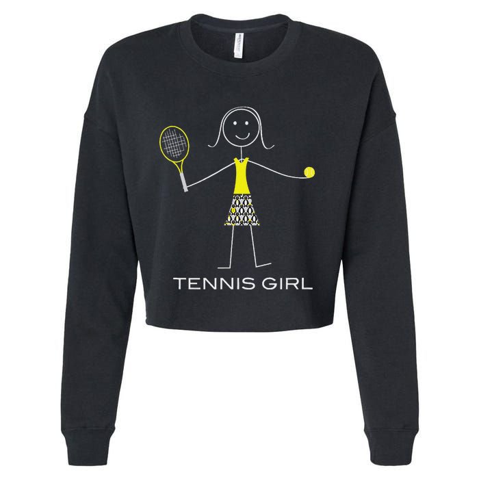 Ennis Design Girl Ennis Player Cropped Pullover Crew