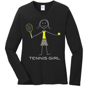 Ennis Design Girl Ennis Player Ladies Long Sleeve Shirt