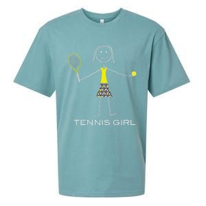 Ennis Design Girl Ennis Player Sueded Cloud Jersey T-Shirt