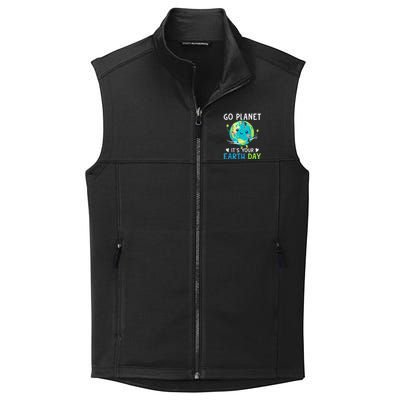 Earth Day Go planet It's Your Earth Day Collective Smooth Fleece Vest