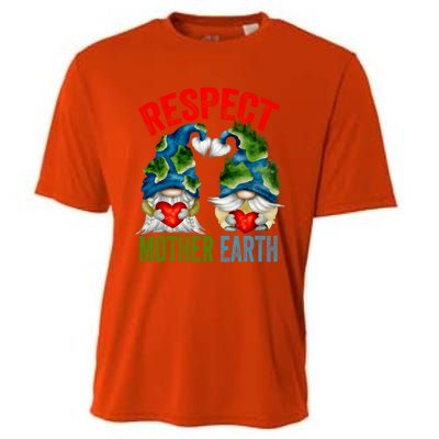 Earth Day Gnome For Hippies And Teacher Respect Mother Earth Gift Cooling Performance Crew T-Shirt