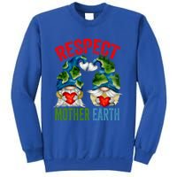 Earth Day Gnome For Hippies And Teacher Respect Mother Earth Gift Sweatshirt