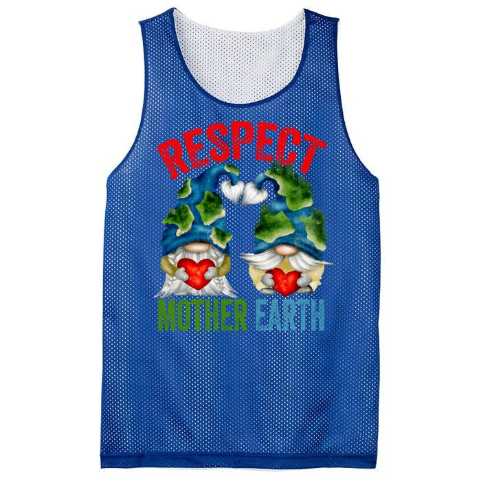 Earth Day Gnome For Hippies And Teacher Respect Mother Earth Gift Mesh Reversible Basketball Jersey Tank