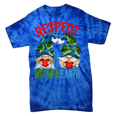 Earth Day Gnome For Hippies And Teacher Respect Mother Earth Gift Tie-Dye T-Shirt