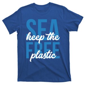 Earth Day Gift 'Keep The Sea Plastic Free' Save The Ocean Funny Gift T-Shirt