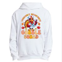 Emergency Department Gobble Squad Thanksgiving Er Nurse Urban Pullover Hoodie