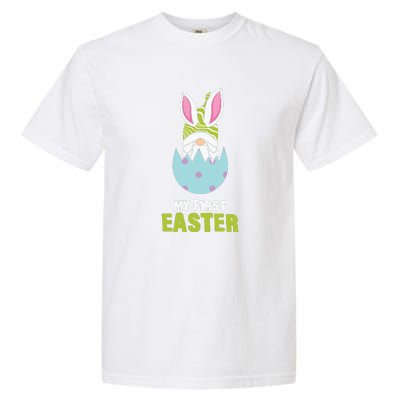 Easter Day Gift My First Easter Bunny Gnome Egg Garment-Dyed Heavyweight T-Shirt