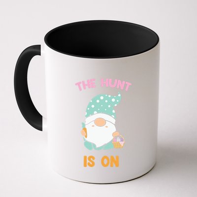 Easter Day Gift The Hunt Is On Easter Gnome Basket Egg Mug
