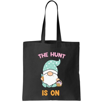 Easter Day Gift The Hunt Is On Easter Gnome Basket Egg Bag