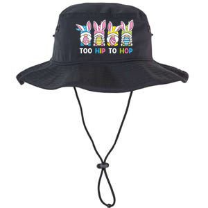 Easter Day Gift Too Hip To Hop Funny Easter Gnomes Legacy Cool Fit Booney Bucket Hat