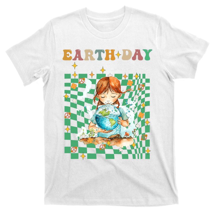 Earth Day Go Planet ItS Your Earth Day Groovy T-Shirt