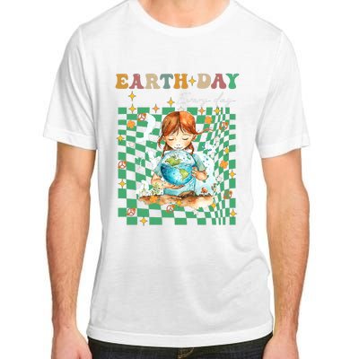 Earth Day Go Planet ItS Your Earth Day Groovy Adult ChromaSoft Performance T-Shirt