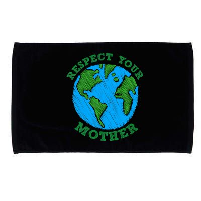 Earth Day Gifts Respect Your Mother Nature Lover Tee Microfiber Hand Towel