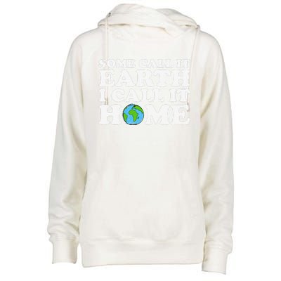 Earth Day Gift For Or Women Womens Funnel Neck Pullover Hood