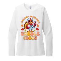 Emergency Department Gobble Squad Thanksgiving Er Nurse Womens CVC Long Sleeve Shirt