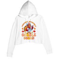 Emergency Department Gobble Squad Thanksgiving Er Nurse Crop Fleece Hoodie